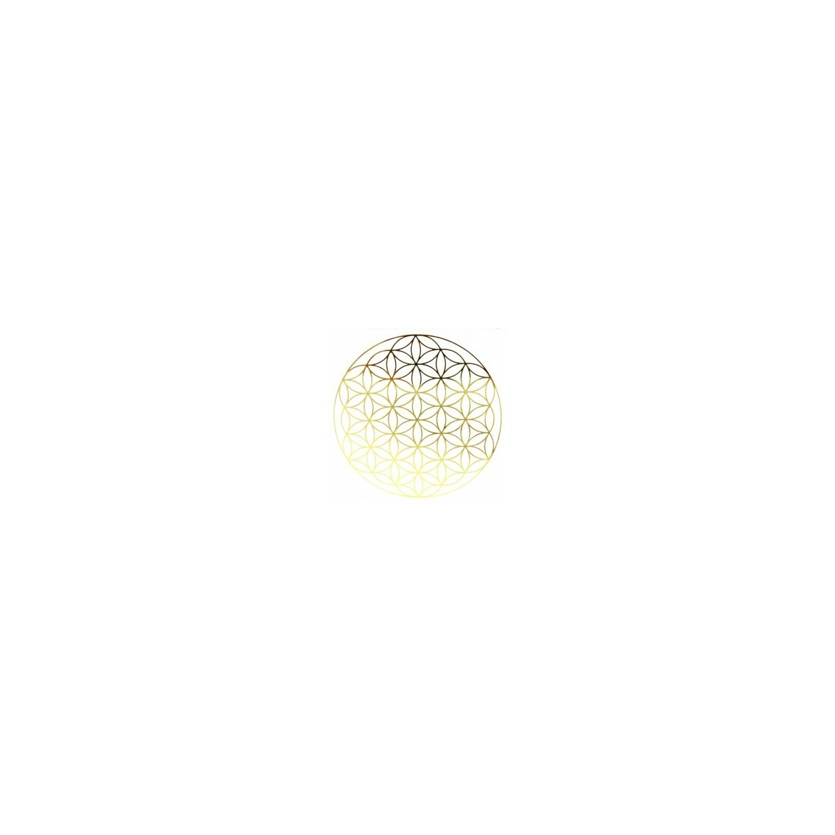 ADHESIVO FLOR DE VIDA ORO