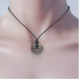 Colgante Esencial · Turmalina negra