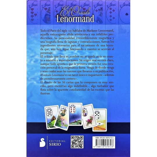 El oráculo Lenormand (Libro + Cartas)
