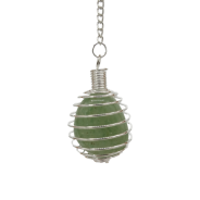 Péndulo espiral aventurina verde